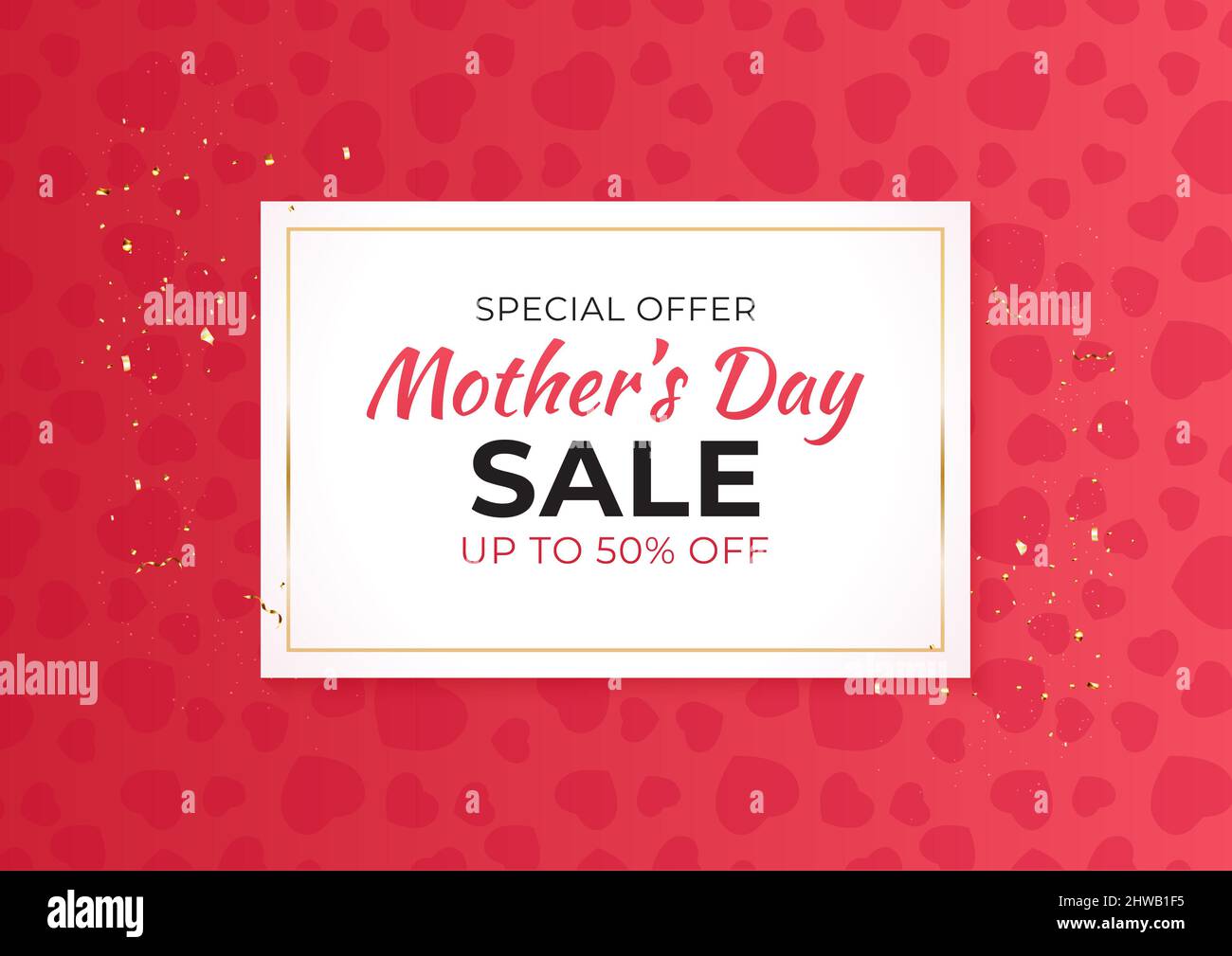 Mother’s Day sale background. illustration Stock Photo - Alamy