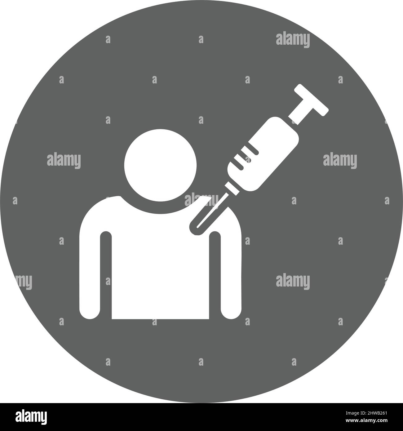 Injection, get vaccinated icon - Perfect use for print media, web ...