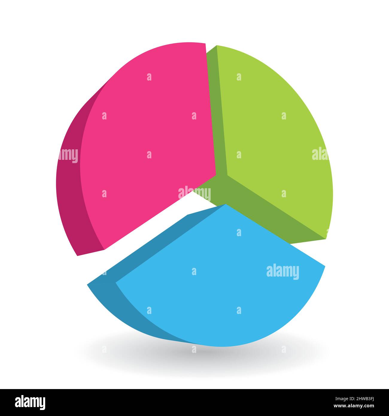 Colorful pie chart design element Stock Vector Image & Art Alamy Chart Design Elements
