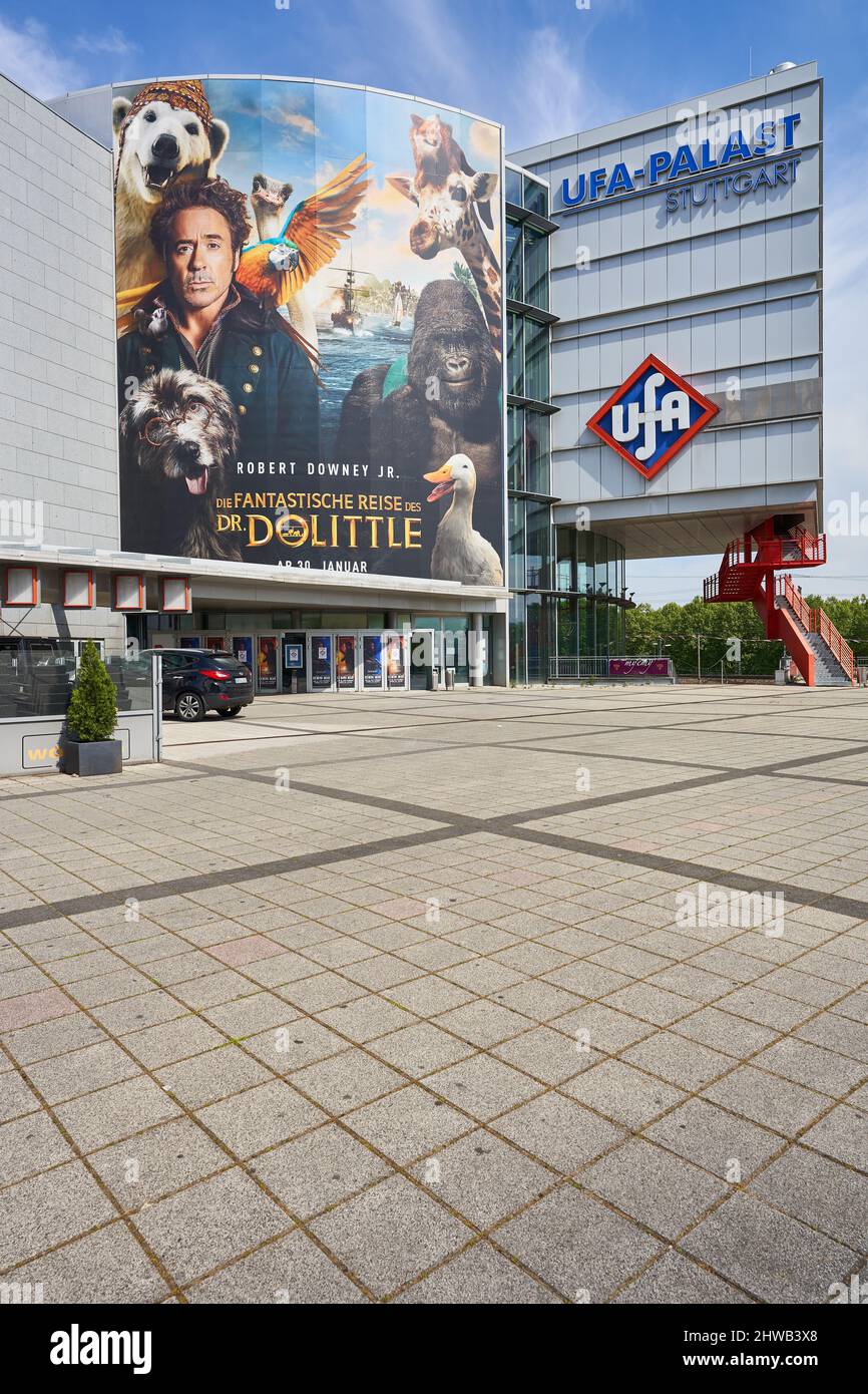 Stuttgart, Germany May 08, 2020 The UFA Palast Stuttgart is one of