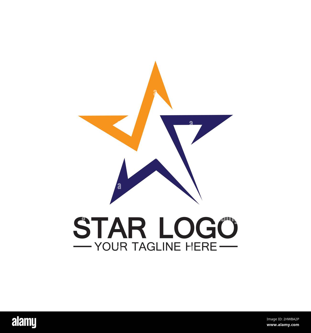 star logo template vector icon illustration design-vector Stock Vector
