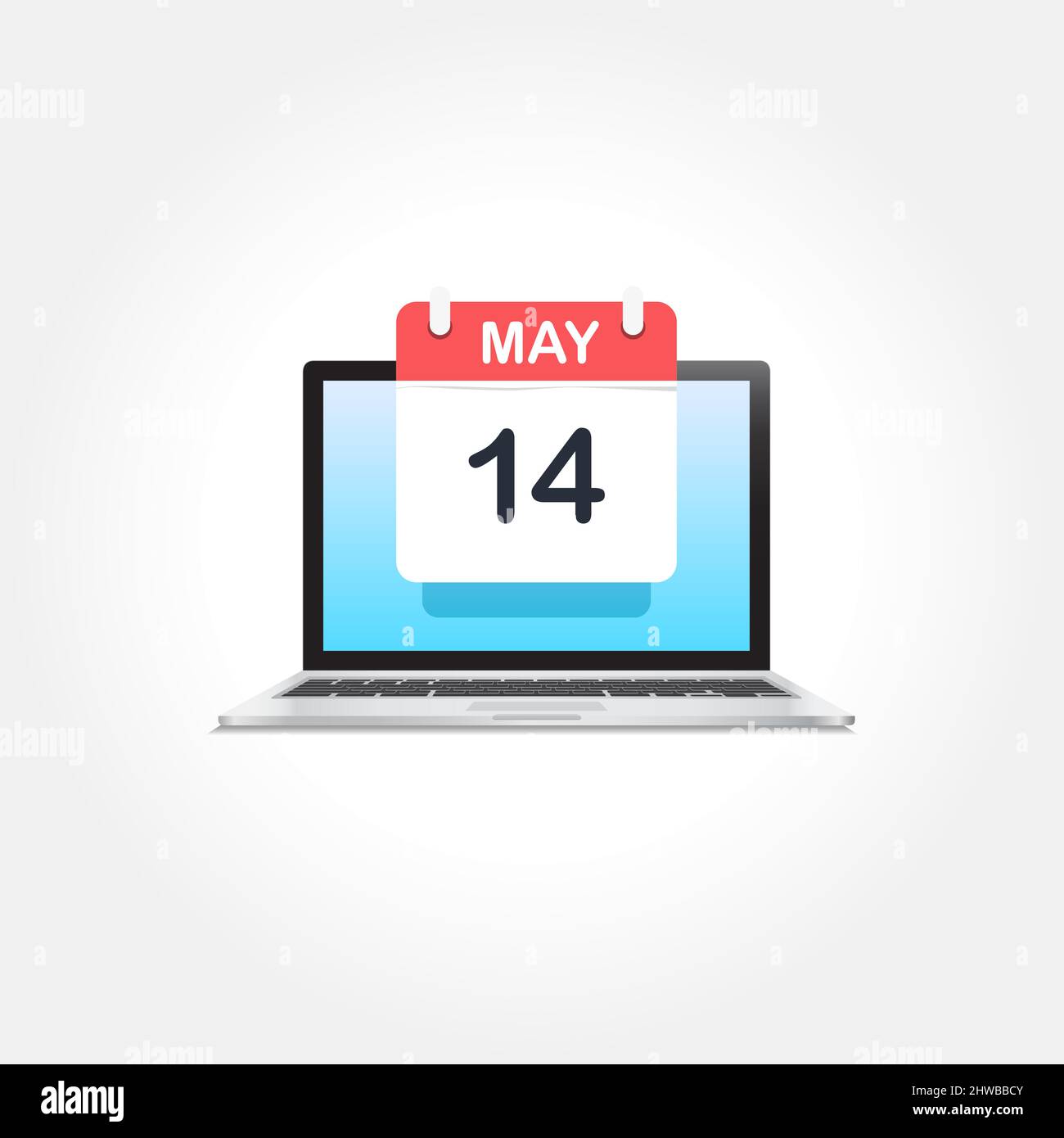 Event calendar screen Stock Vector Images - Alamy