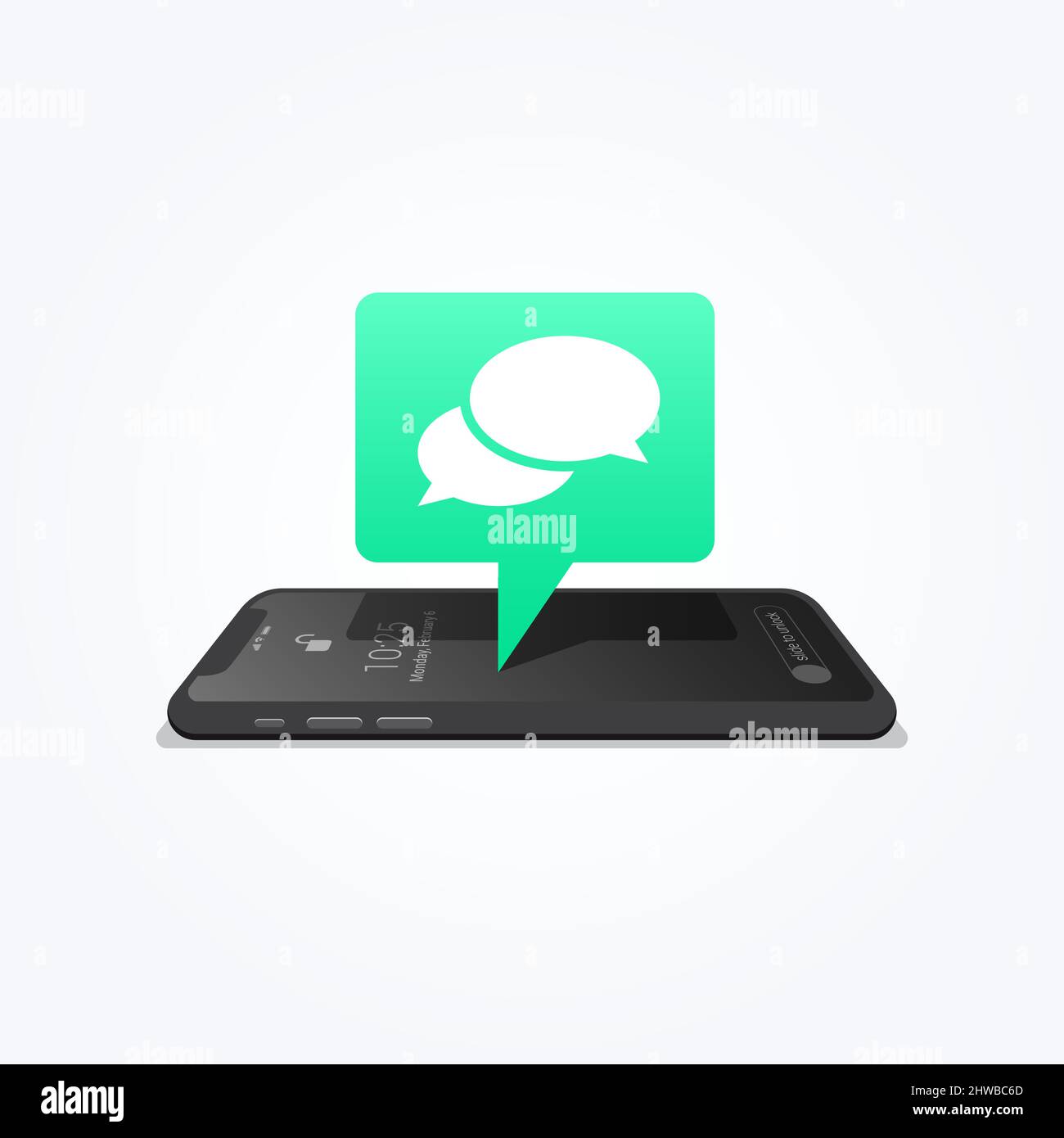 Phone Message Tag Icon Stock Vector Image & Art Alamy