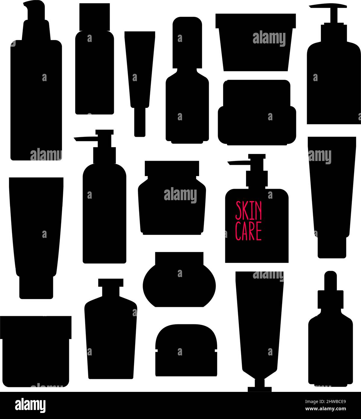 Skin care cosmetics set. Vector illustration Stock Vector Image & Art