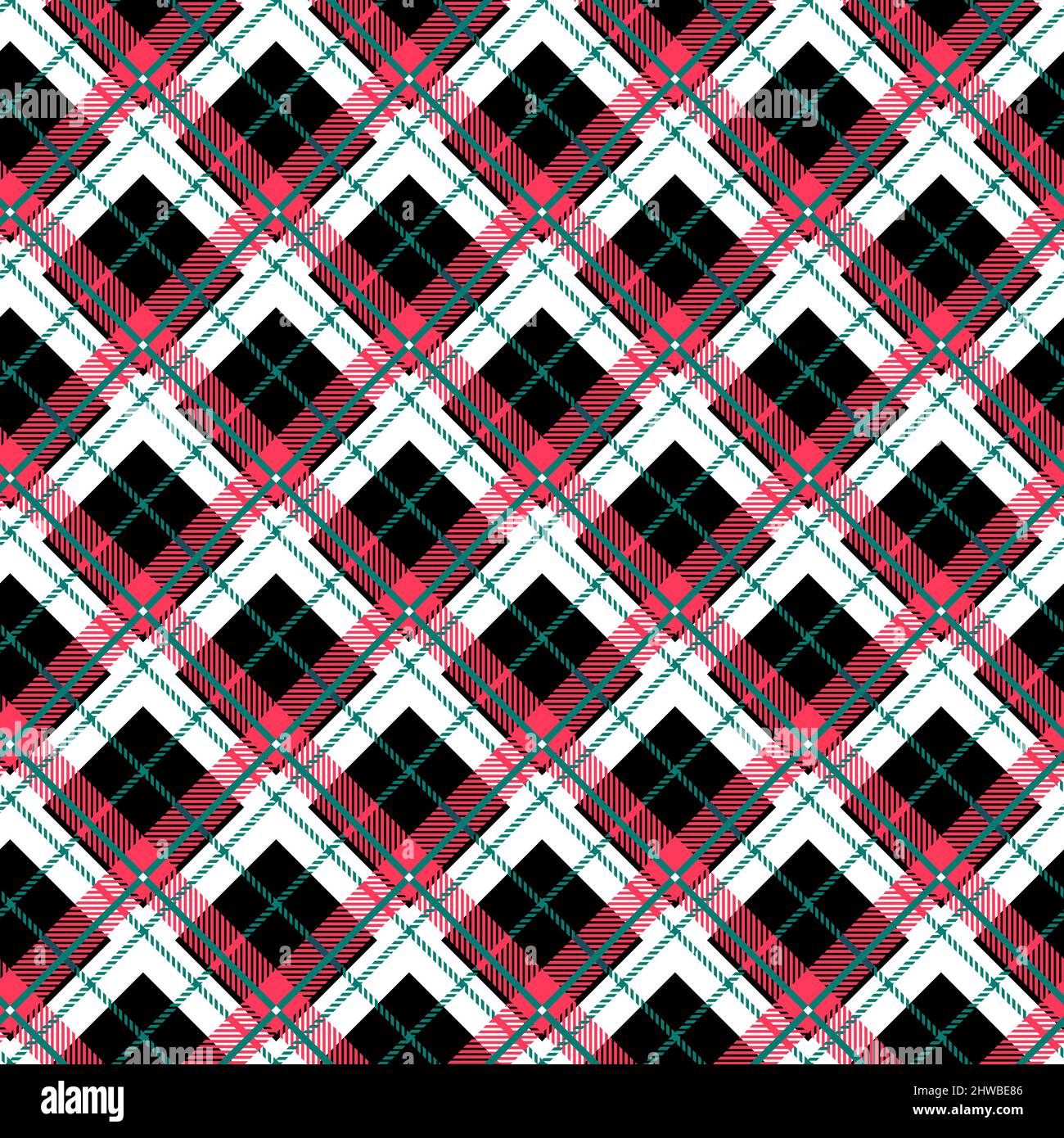 Cute seamless cage pattern. Vector illustration Stock Vector