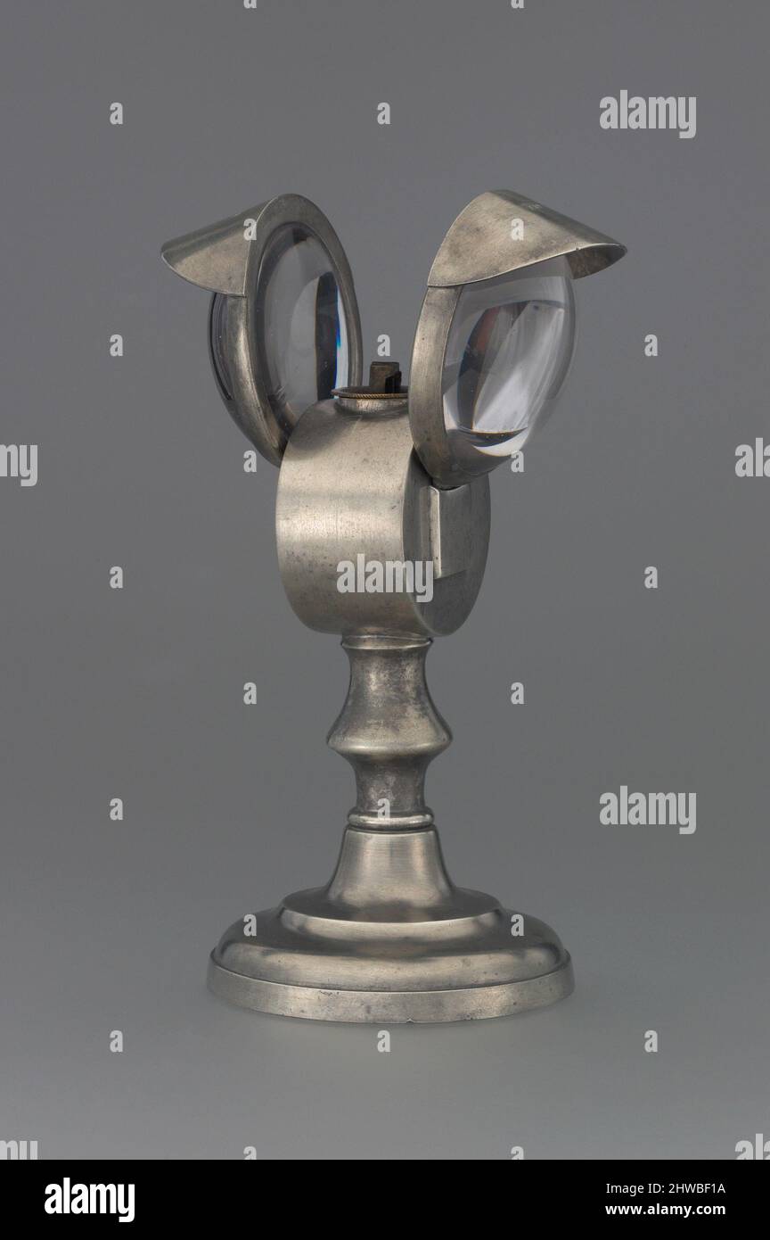 Lamp. Maker Roswell Gleason, American, 17991887 Stock Photo Alamy