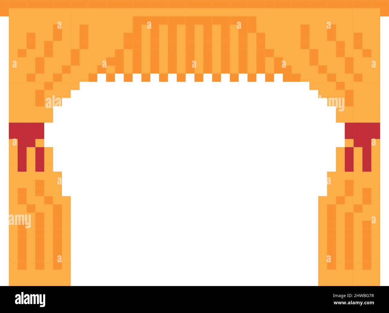 curtain Vector illustration Stock Vector Image & Art - Alamy