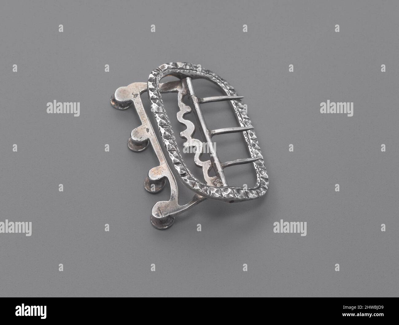 Stock buckle. Maker: W. (2), ca. 1775–85Maker, formerly attributed to: William Taylor, American, active ca. 1775–80 Stock Photo Alamy
