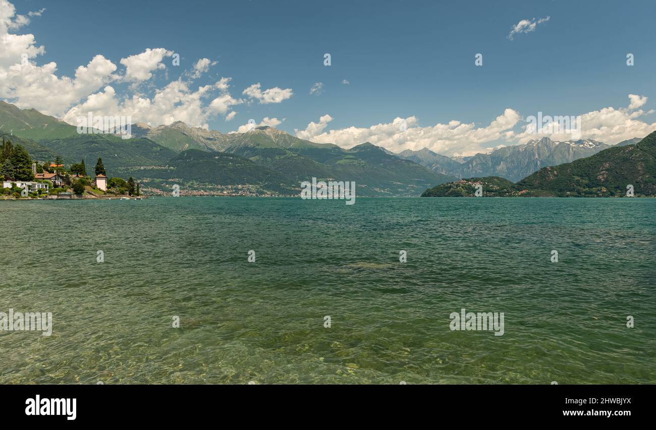 Włochy-Jezioro Como Stock Photo