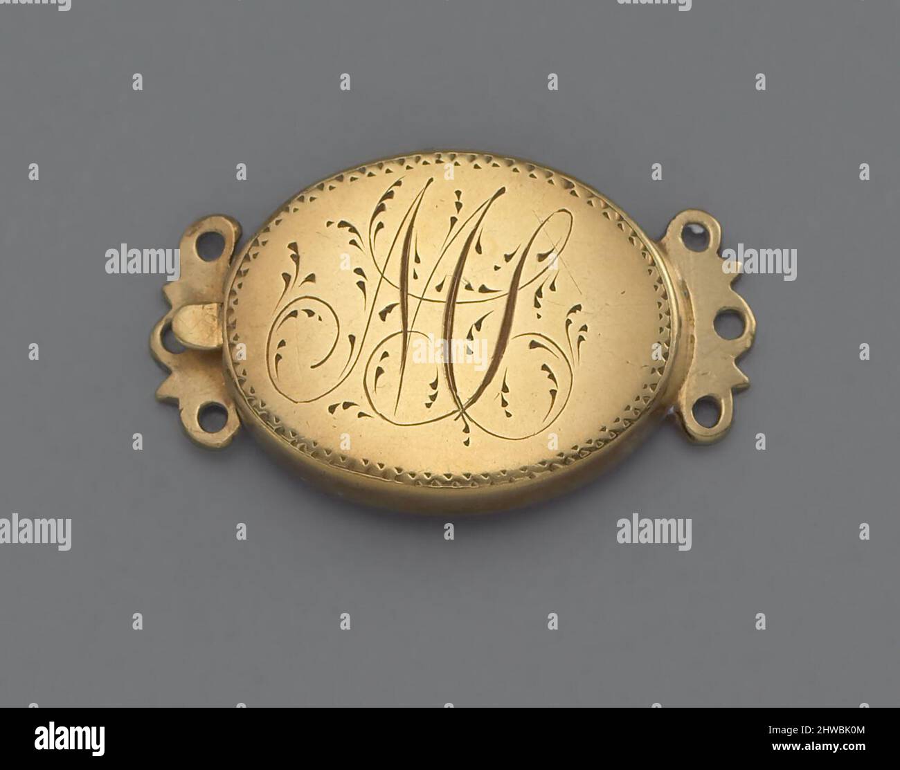 Clasp. Maker: John David, Jr., American, active ca. 1785–1811 Stock ...