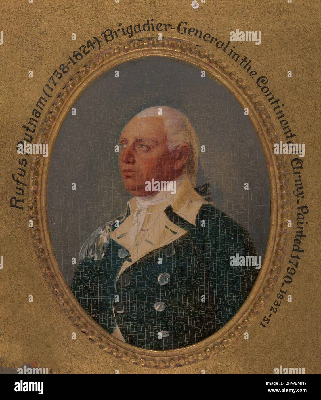 Rufus Putnam (1738–1824).  Artist: John Trumbull, American, 1756–1843 Stock Photo
