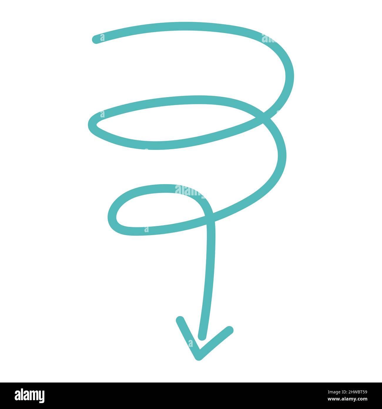abstract arrow hand drawn shape Stock Vector Image & Art - Alamy