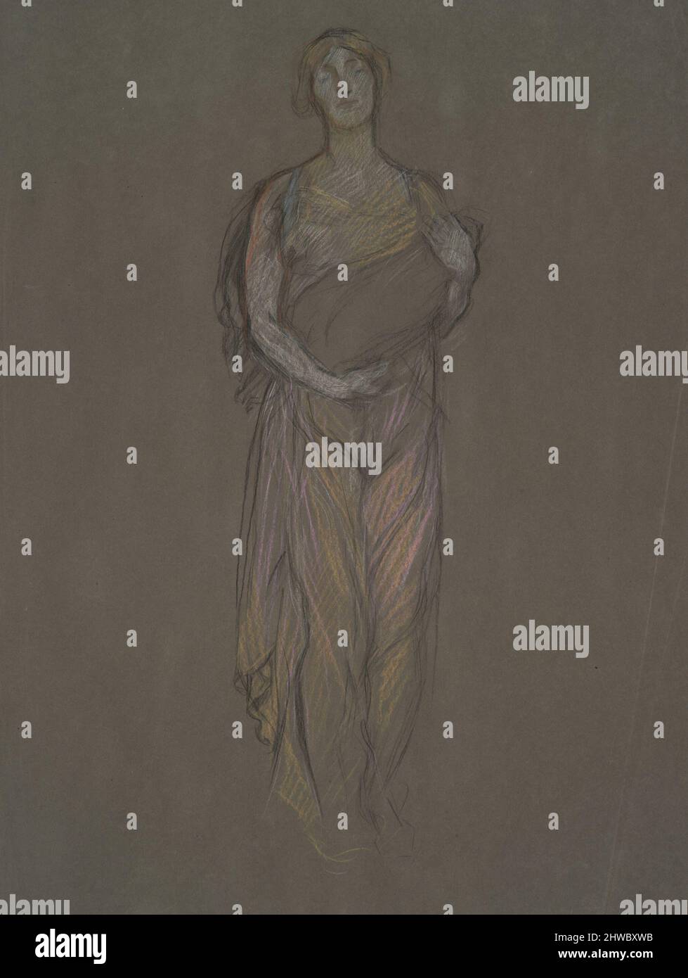 Early study for “The Infancy of Galahad,” in the “Quest for the Holy