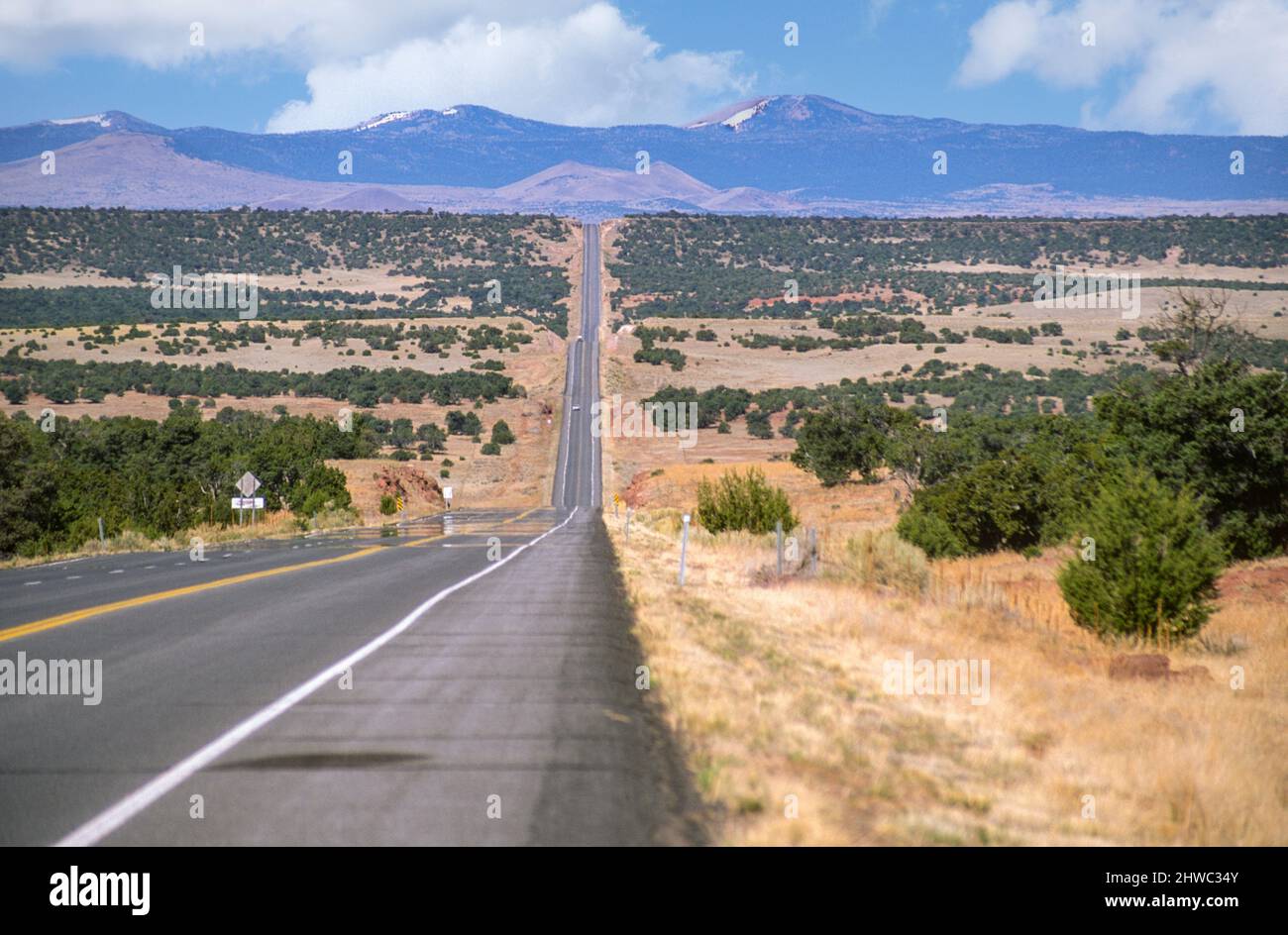 Arizona.U.S. 60 Highway toward Springerville Stock Photo Alamy