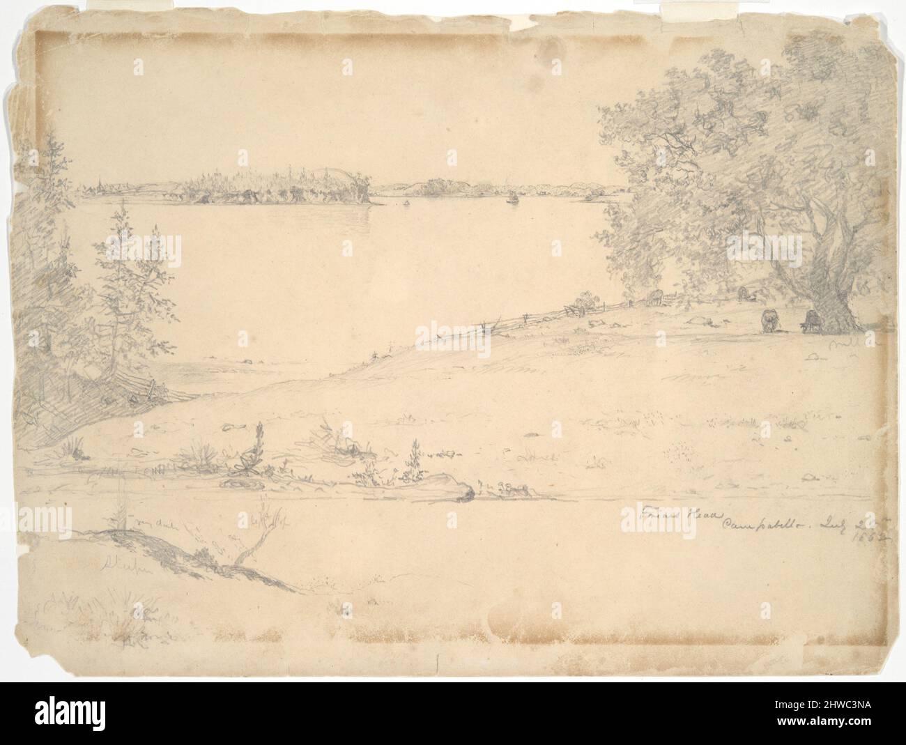 Friar’s Head/ Campobello. Artist Martin Johnson Heade, American, 1819