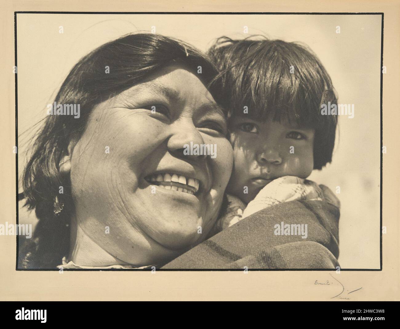 Mother and child, Mexico.  Artist: Margaret Bourke-White, American, 1904–1971 Stock Photo