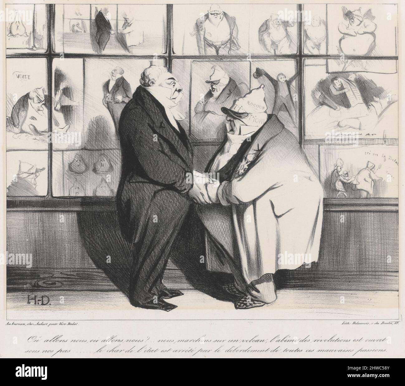 Caricature french revolution hi-res stock photography and images - Alamy