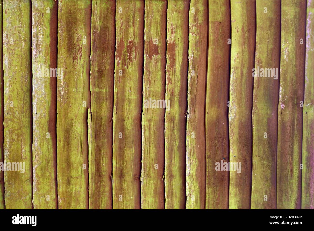close up of the garden old fence Stock Photo - Alamy