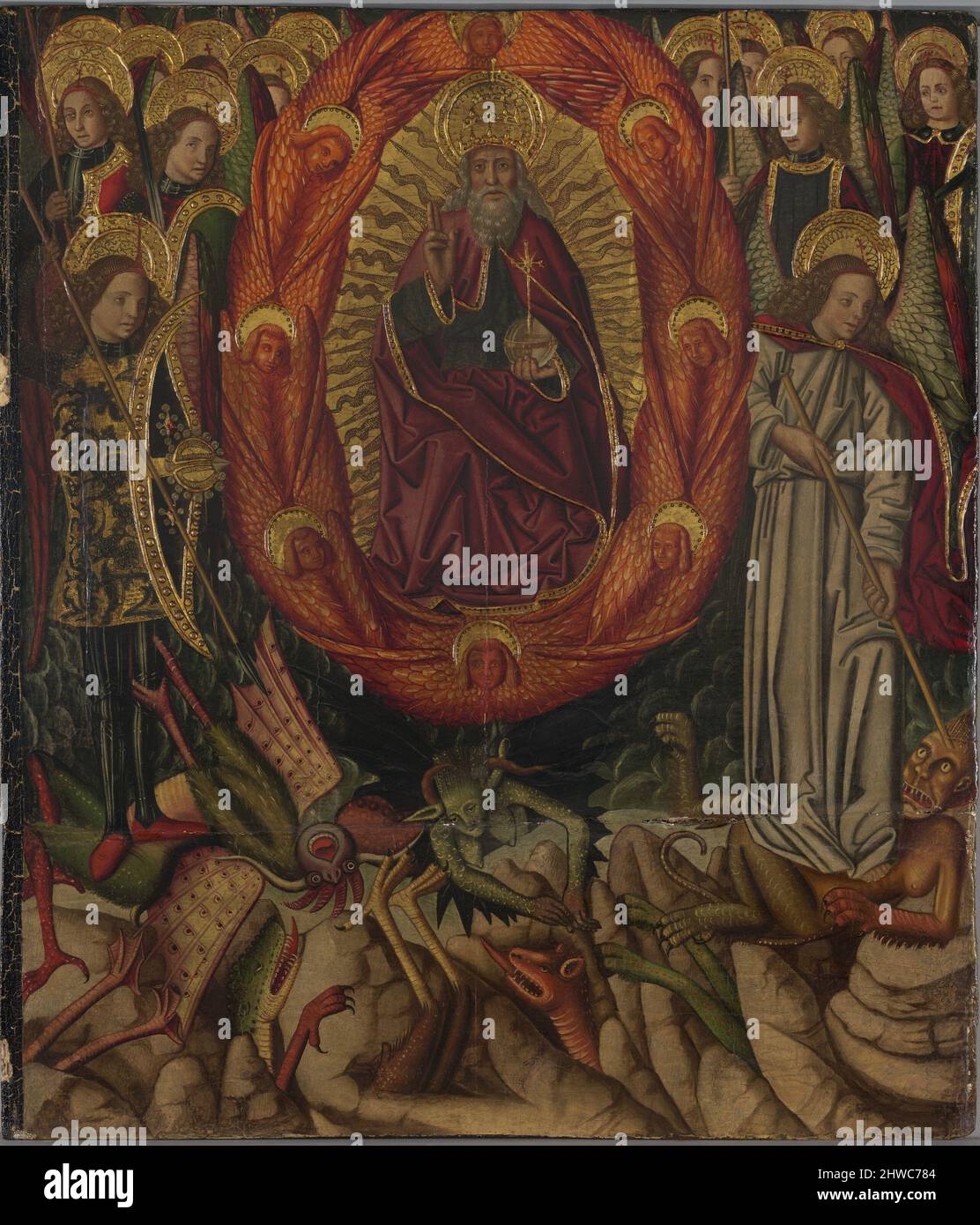 The Fall of the Rebel Angels. Artist: Miguel Ximénez, Spanish, active ...