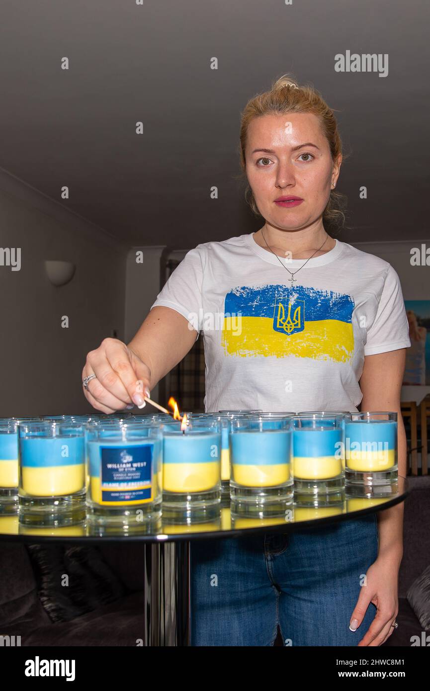 Windsor, UK. 5th March, 2022. 35 year old Ukrainian born Olga Line who