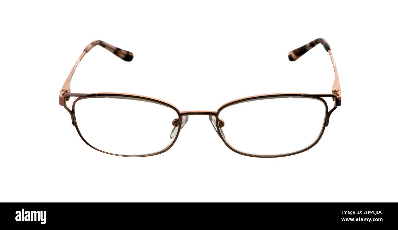 Spectacles isolated on white background, Eyewear, Glasses Stock Photo