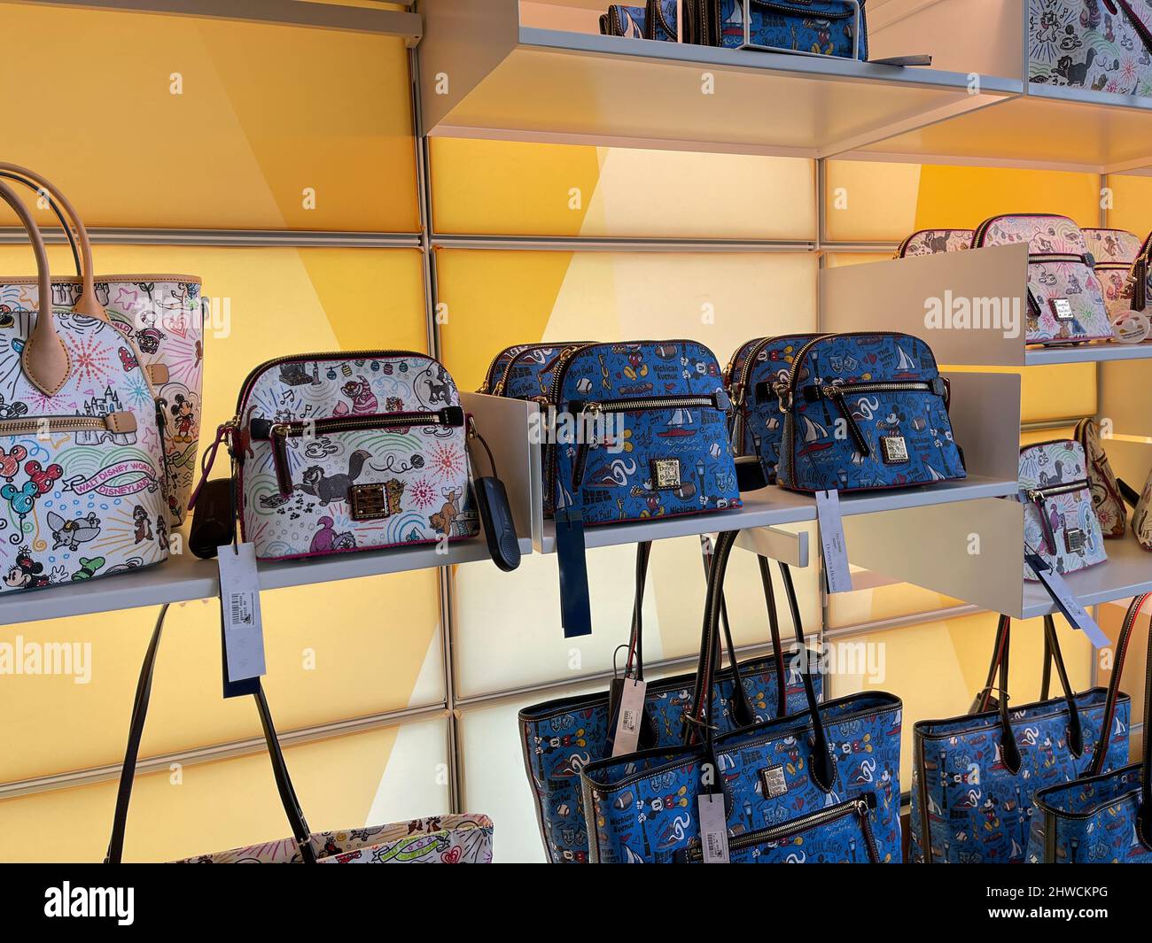 orlando, FL USA October 9, 2021 Douney and Bourke bags for sale at