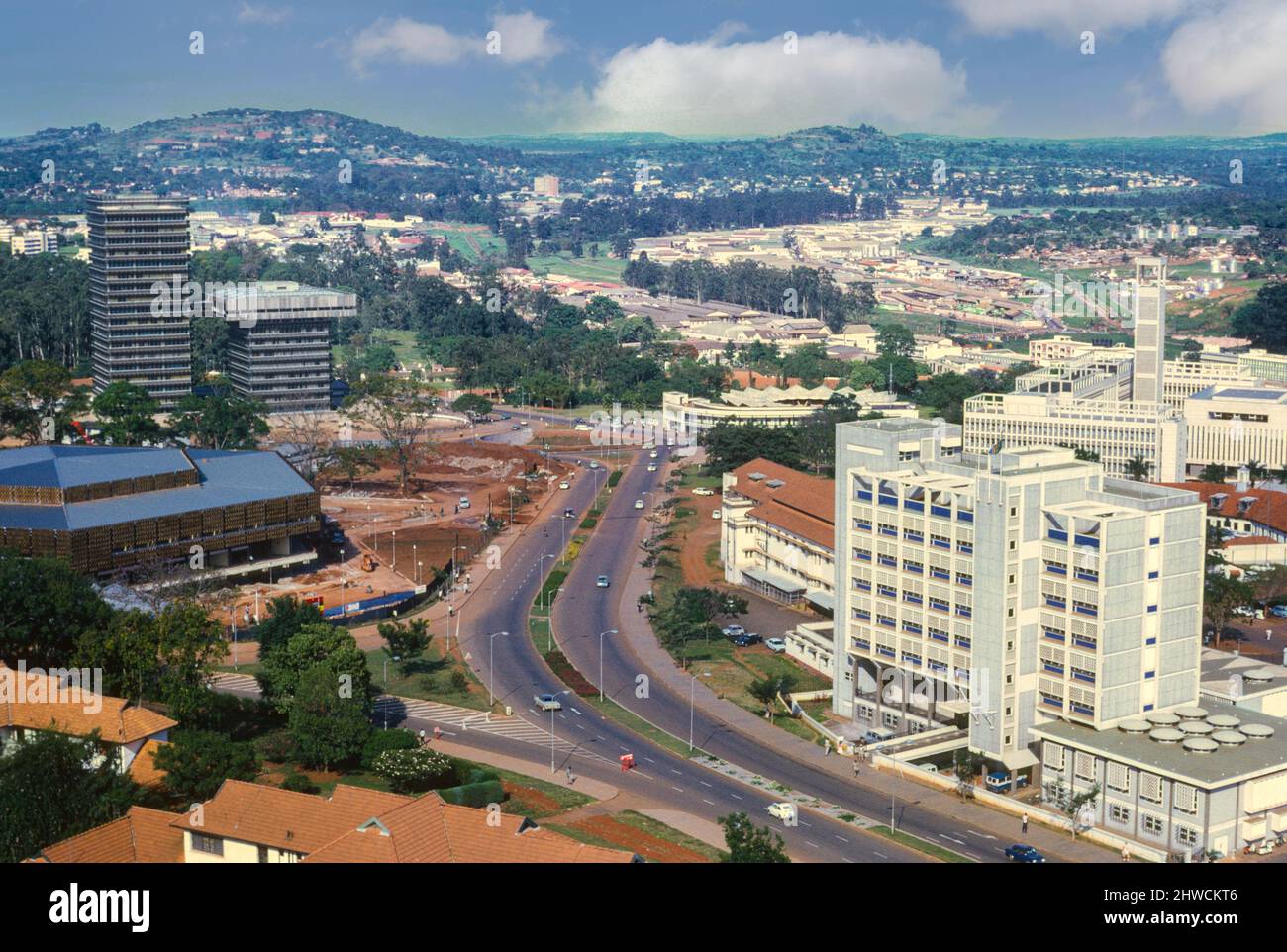 Kampala, Uganda. Cityscape. Photographed May 1971 Stock Photo Alamy
