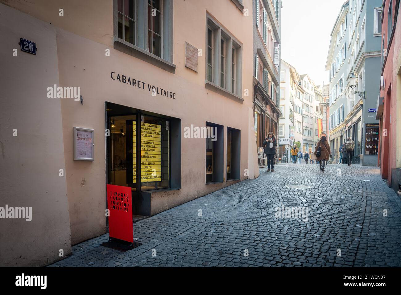 Cabaret Voltaire - Zurich, Switzerland Stock Photo