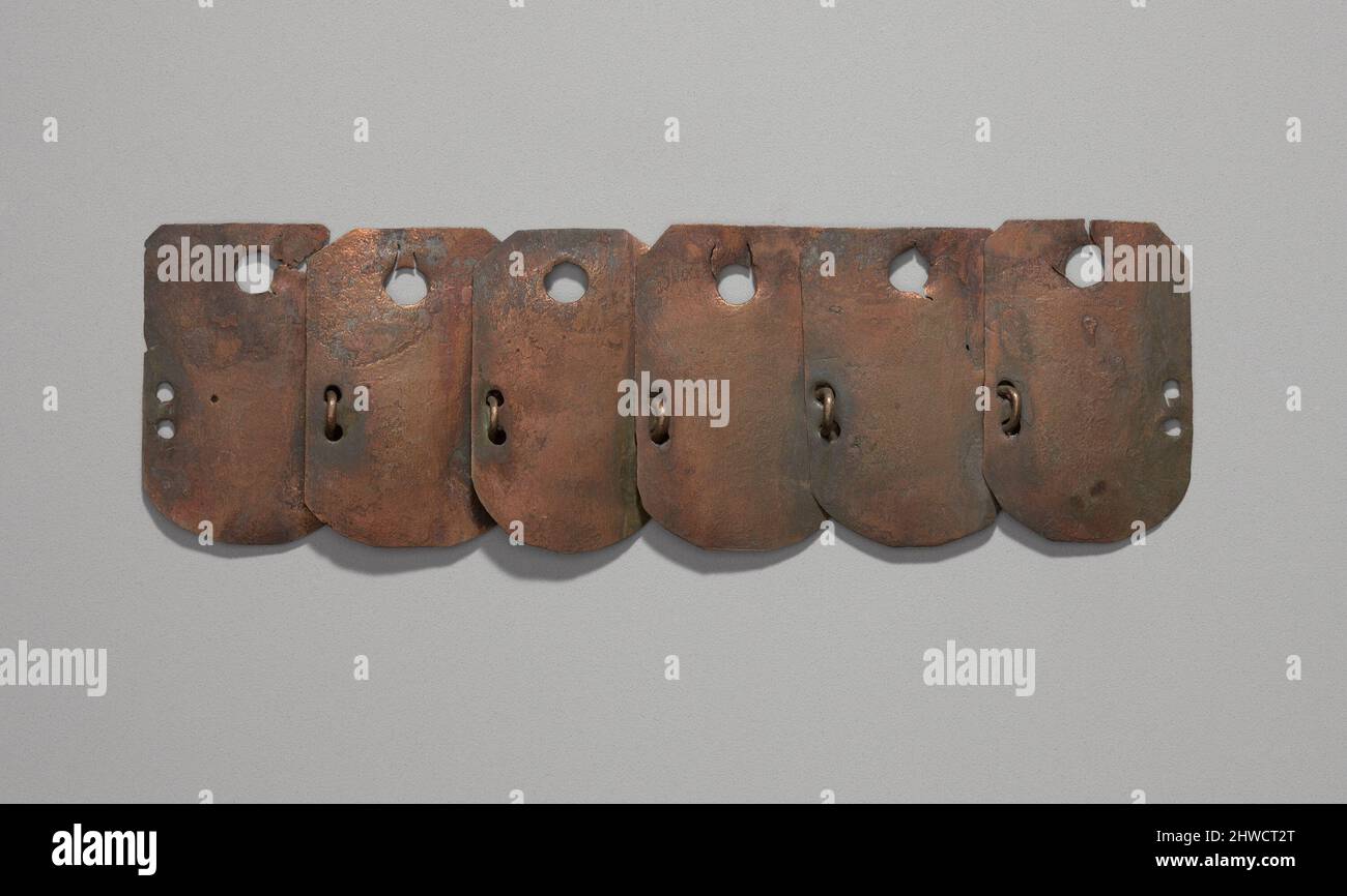 Roman bronze armour scales Stock Photo Alamy