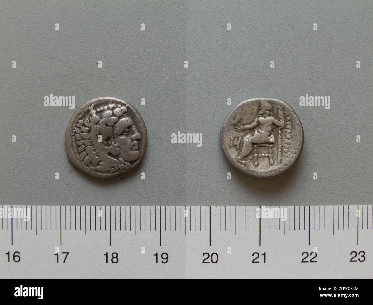 1 Drachm of Alexander the Great, King of Macedonia from Miletus. Ruler ...