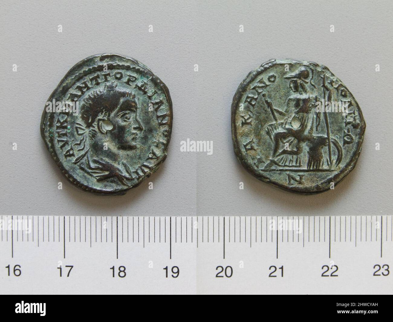 5 Assaria of Gordian III, Emperor of Rome from Marcianopolis. Ruler