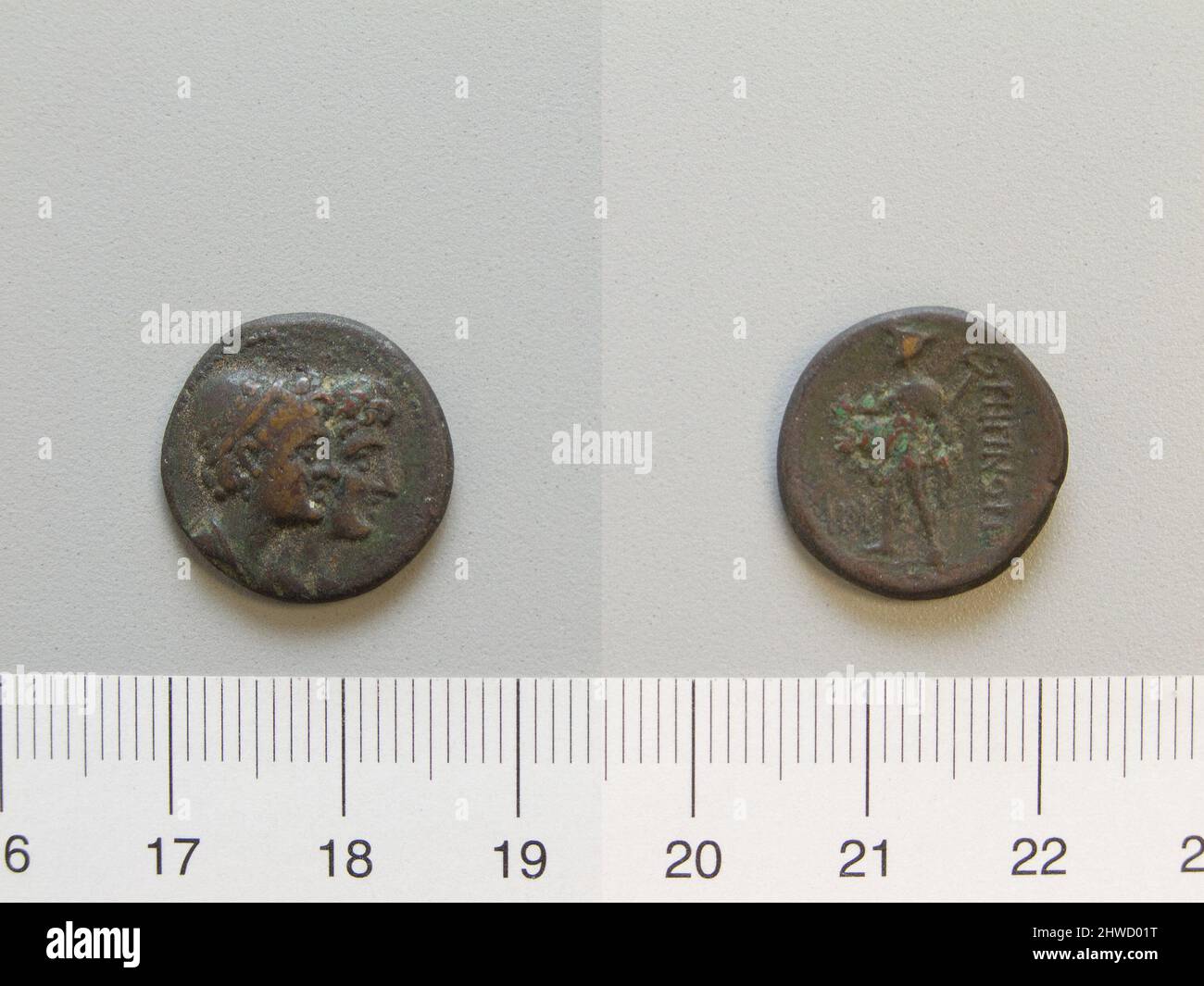 Roman Rhegium Trias from Rhegium. Mint: Rhegium Artist: Unknown Stock Photo - Alamy