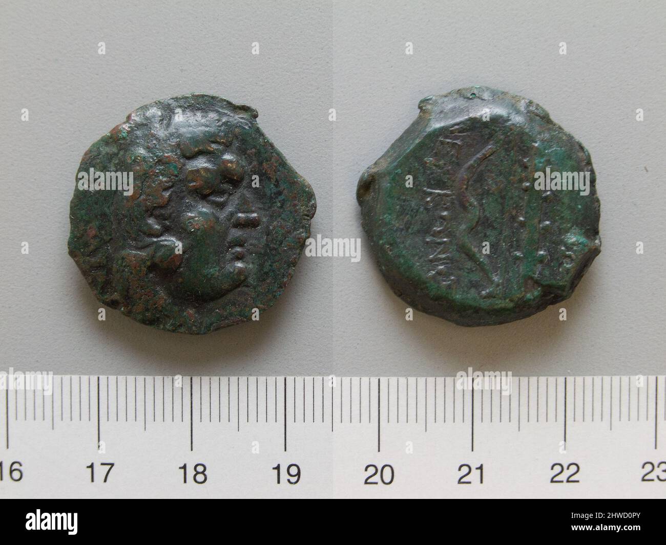 Coin of Leucon II from Chersonesus. Ruler: Leucon II Mint: Chersonesus Artist: Unknown Stock Photo