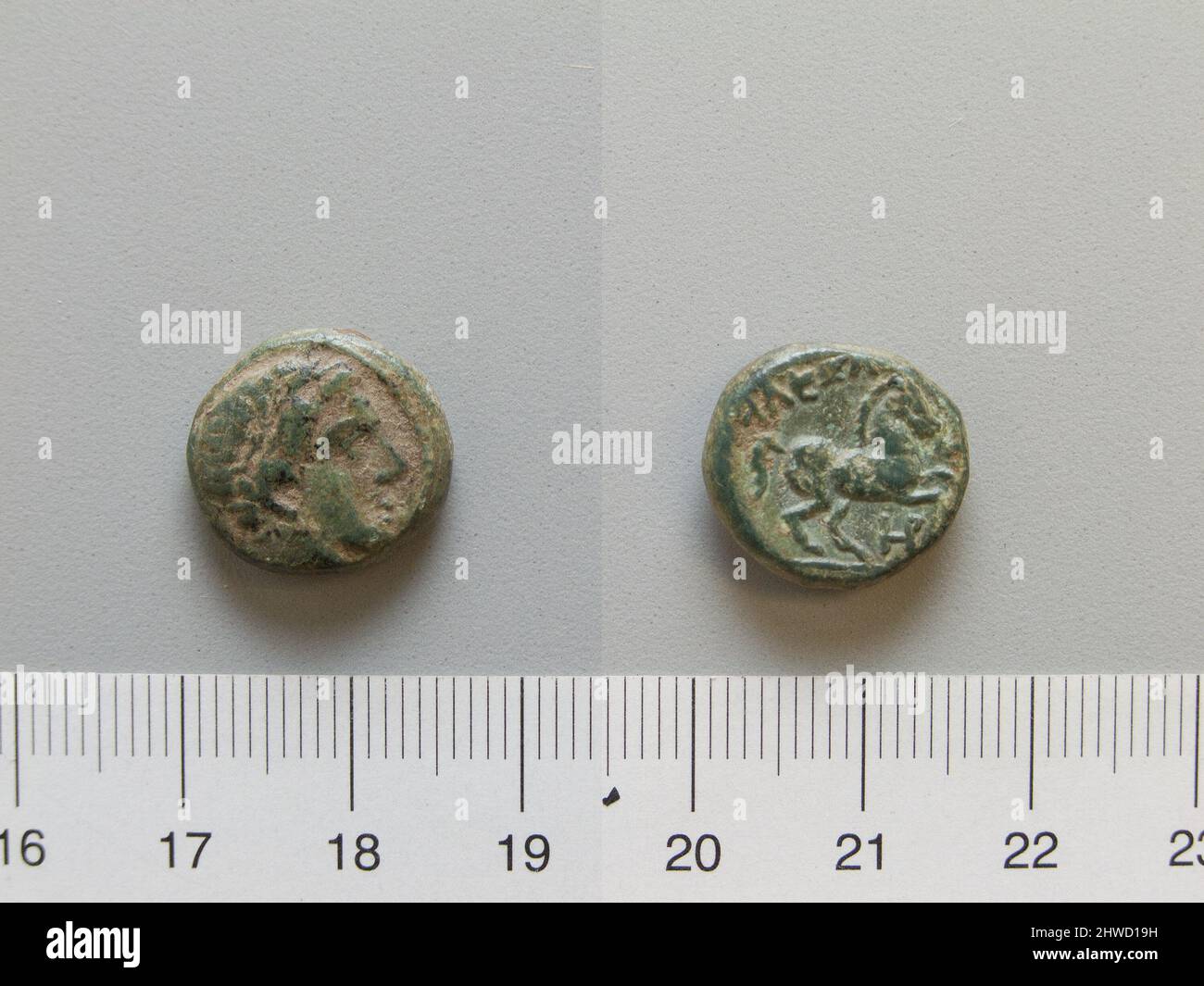 Coin of Alexander the Great, King of Macedonia from Macedonia. Ruler Alexander the Great, King