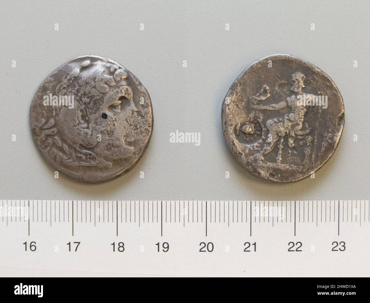 Tetradrachm of Alexander the Great, King of Macedonia from Aspendos. Ruler Alexander the Great