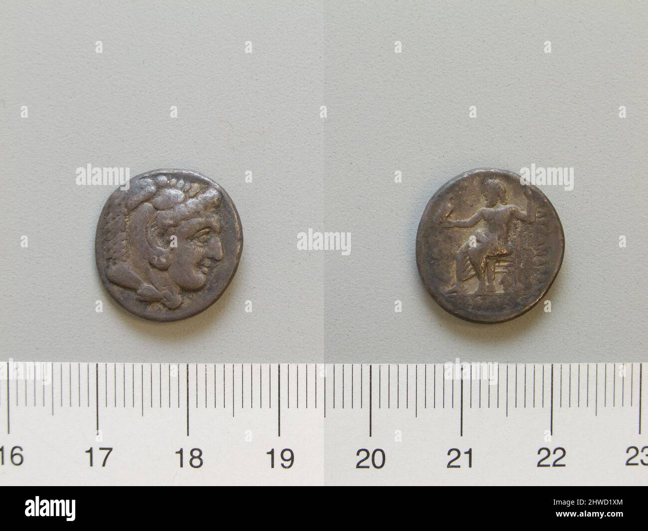 1 Drachm of Alexander the Great, King of Macedonia from Aradus. Ruler ...
