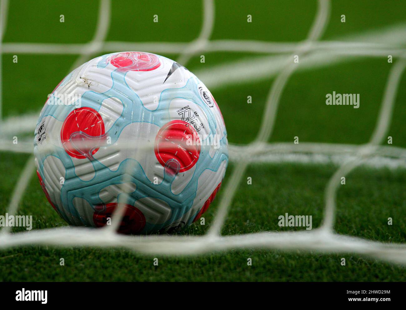 Close up detail of a Premier League Nike match ball during the Premier  League match at Anfield, Liverpool. PRESS ASSOCIATION Photo. Picture date:  Saturday September 24, 2016. See PA story SOCCER Liverpool.