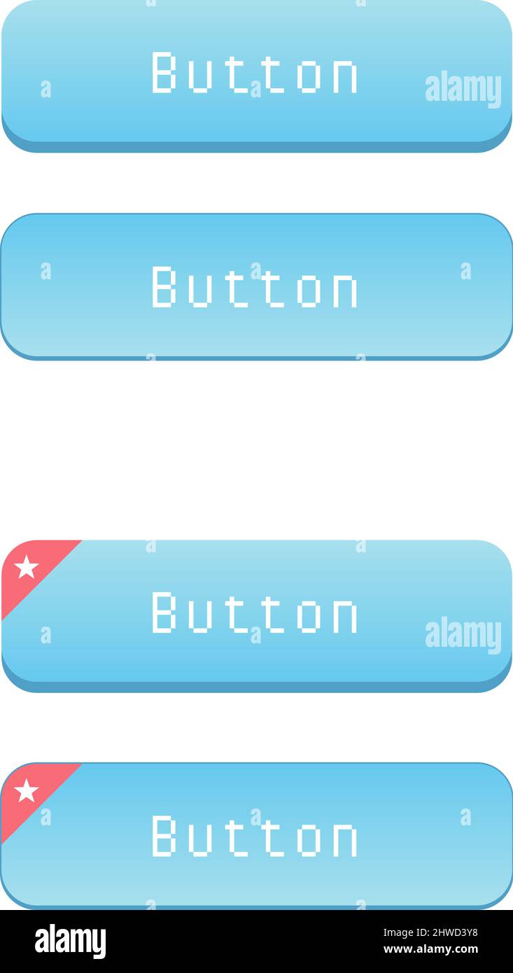 Web Vector Buttons Stock Vector Image & Art - Alamy