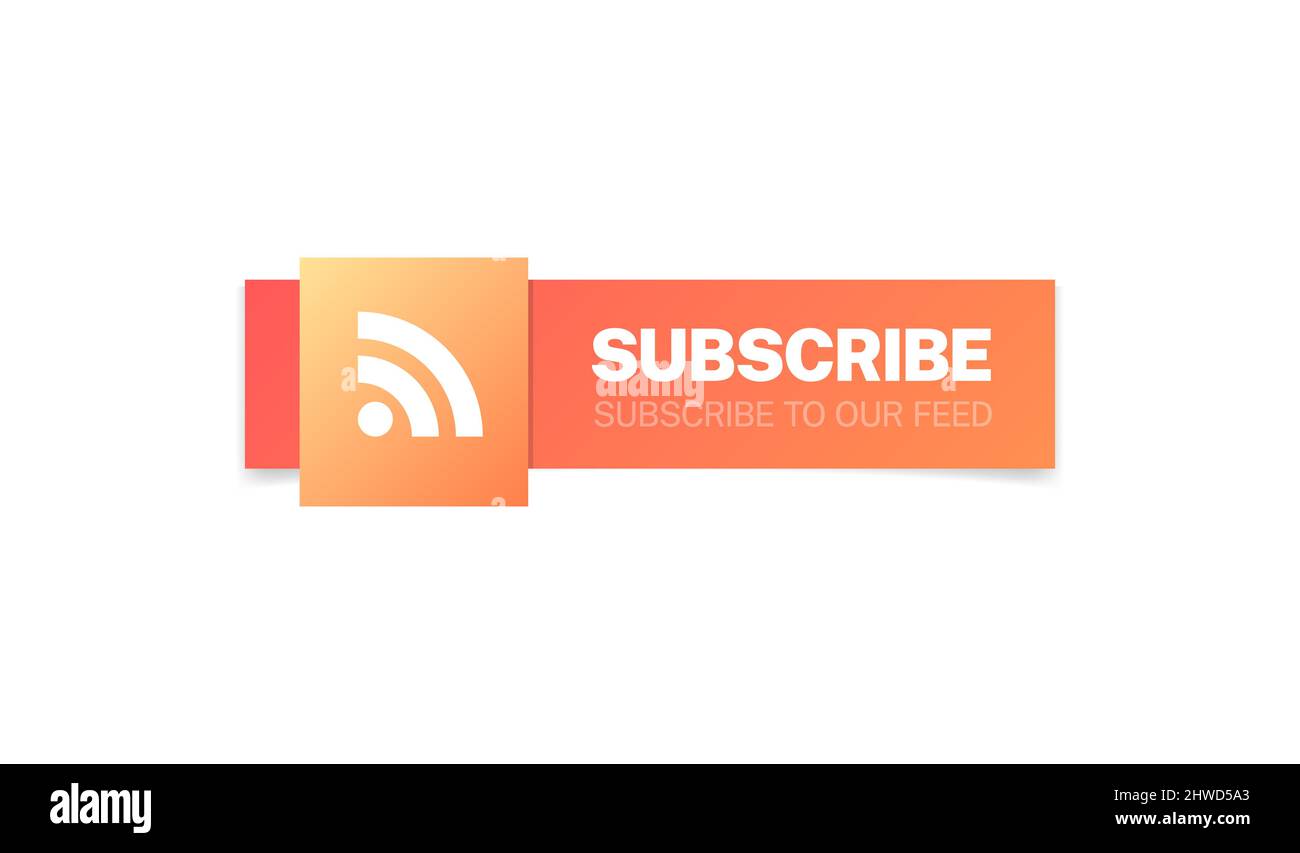 Subscribe buttons vector vectors hi-res stock photography and images ...