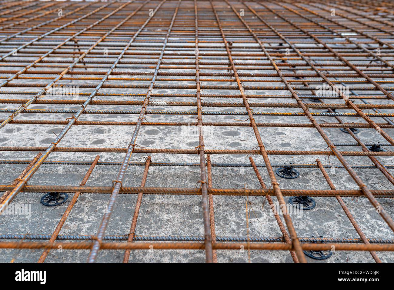 Shuttering concrete steel reinforcement rebar hi-res stock photography ...