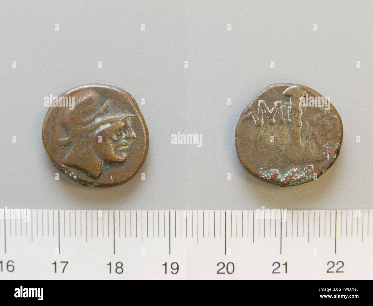Coin of Mithridates VI, King of Pontus from Amisus. Ruler: Mithridates ...