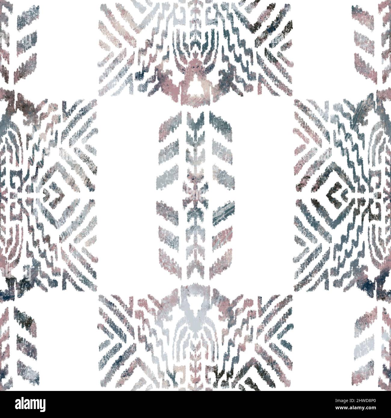 Seamless neutral and white grungy classic abstract surface pattern ...