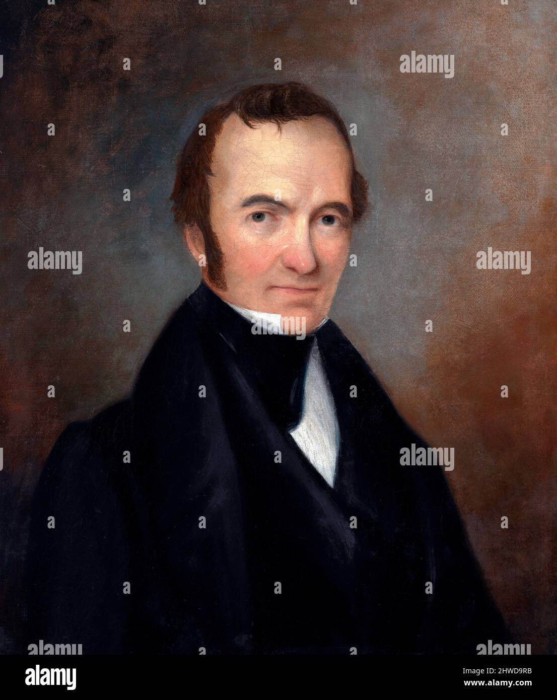 The American founder of Anglo Texas, Stephen Fuller Austin (1793-1836), unidentified artist, oil on canvas, c. 1840 Stock Photo