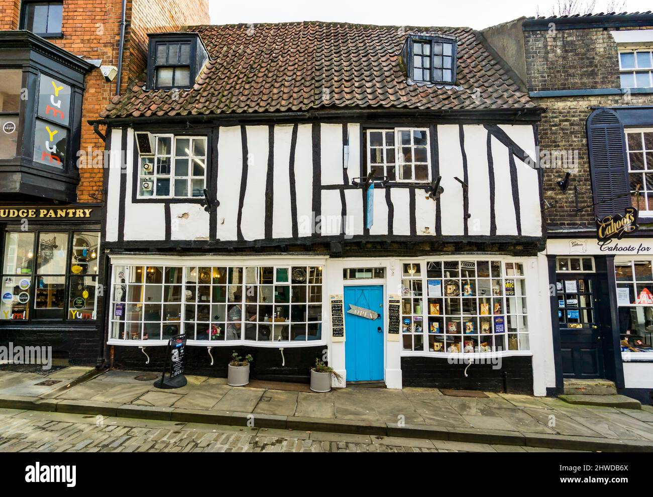 Bells tea rooms steep hill lincoln city 22022 hires stock photography