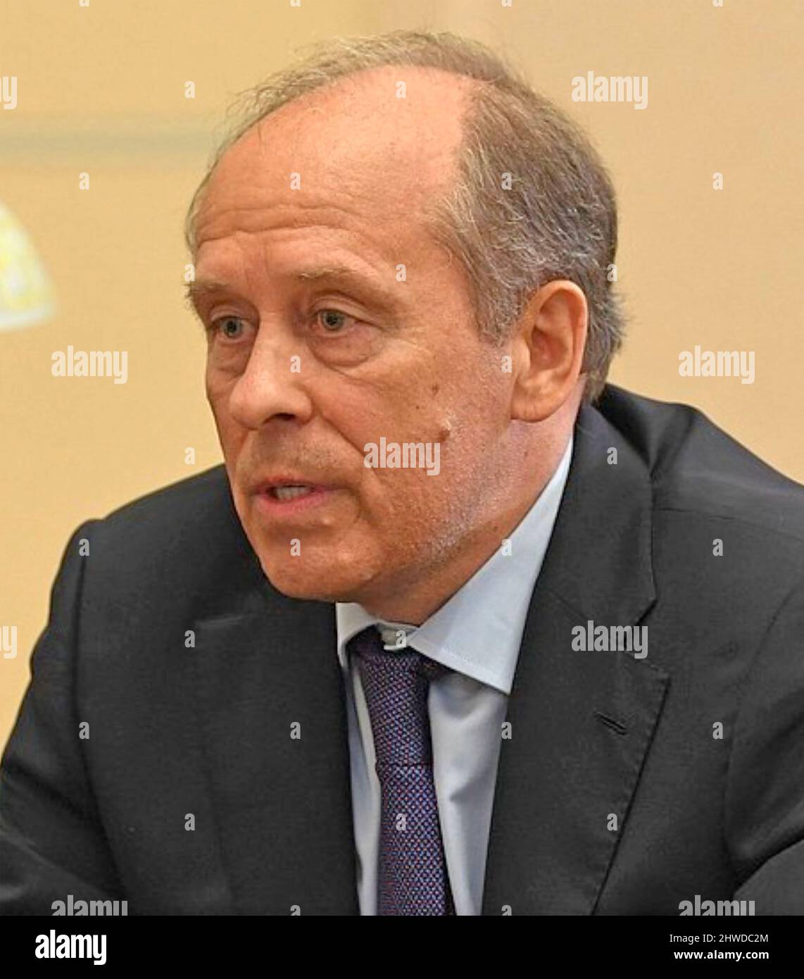 ALEXANDER BORTNIKOV Director of the Russian FSB in a 2021 photo. Photo ...