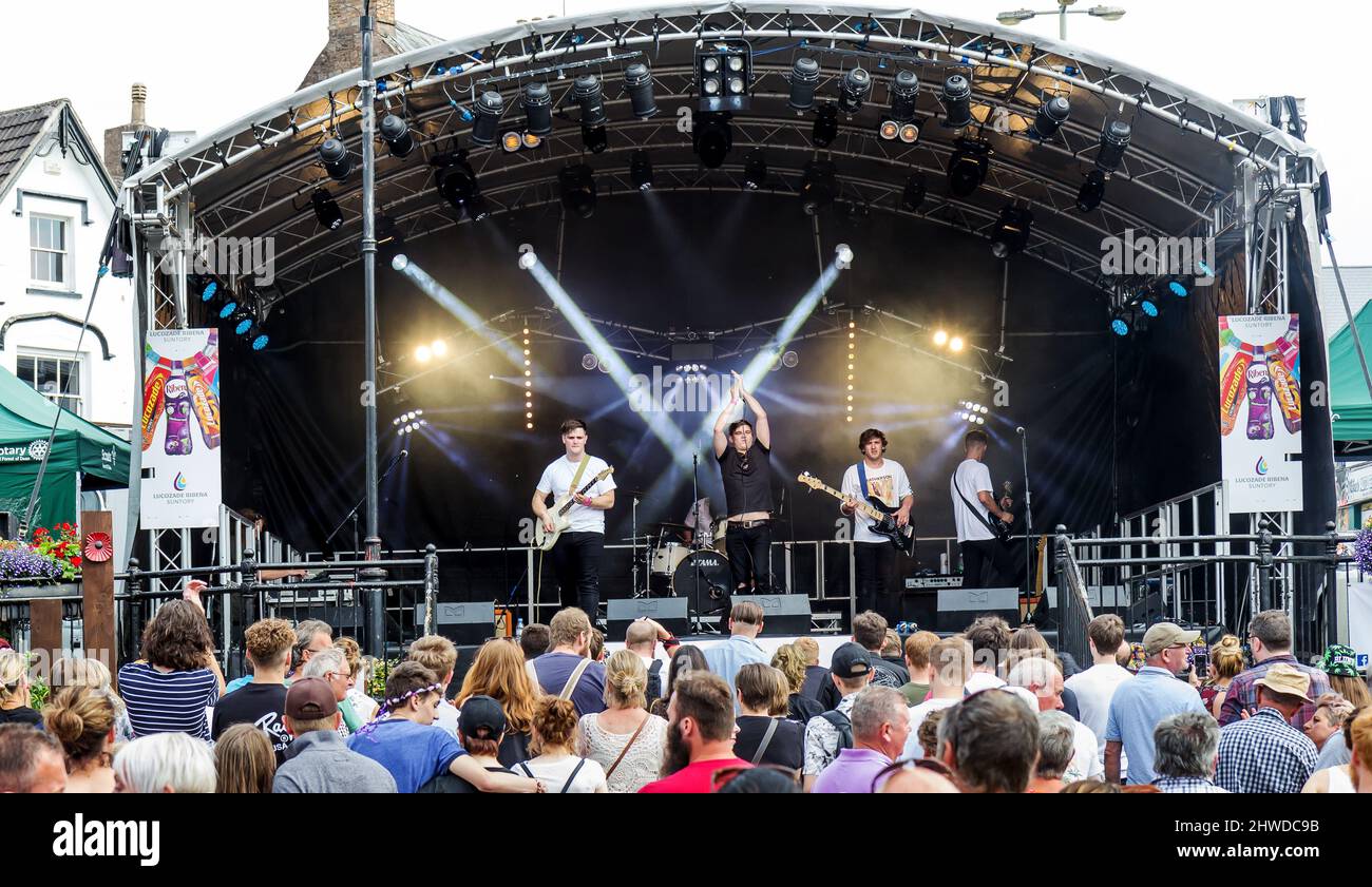Coleford Music Festival, Forest of Dean, Gloucestershire Stock Photo
