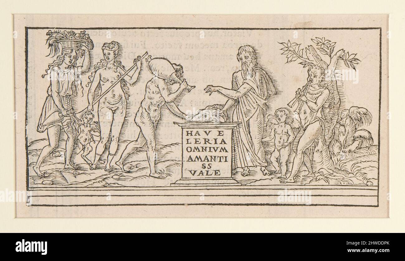 page from copy after Francesco Colonna’s Hypnerotomachia Polophili ...