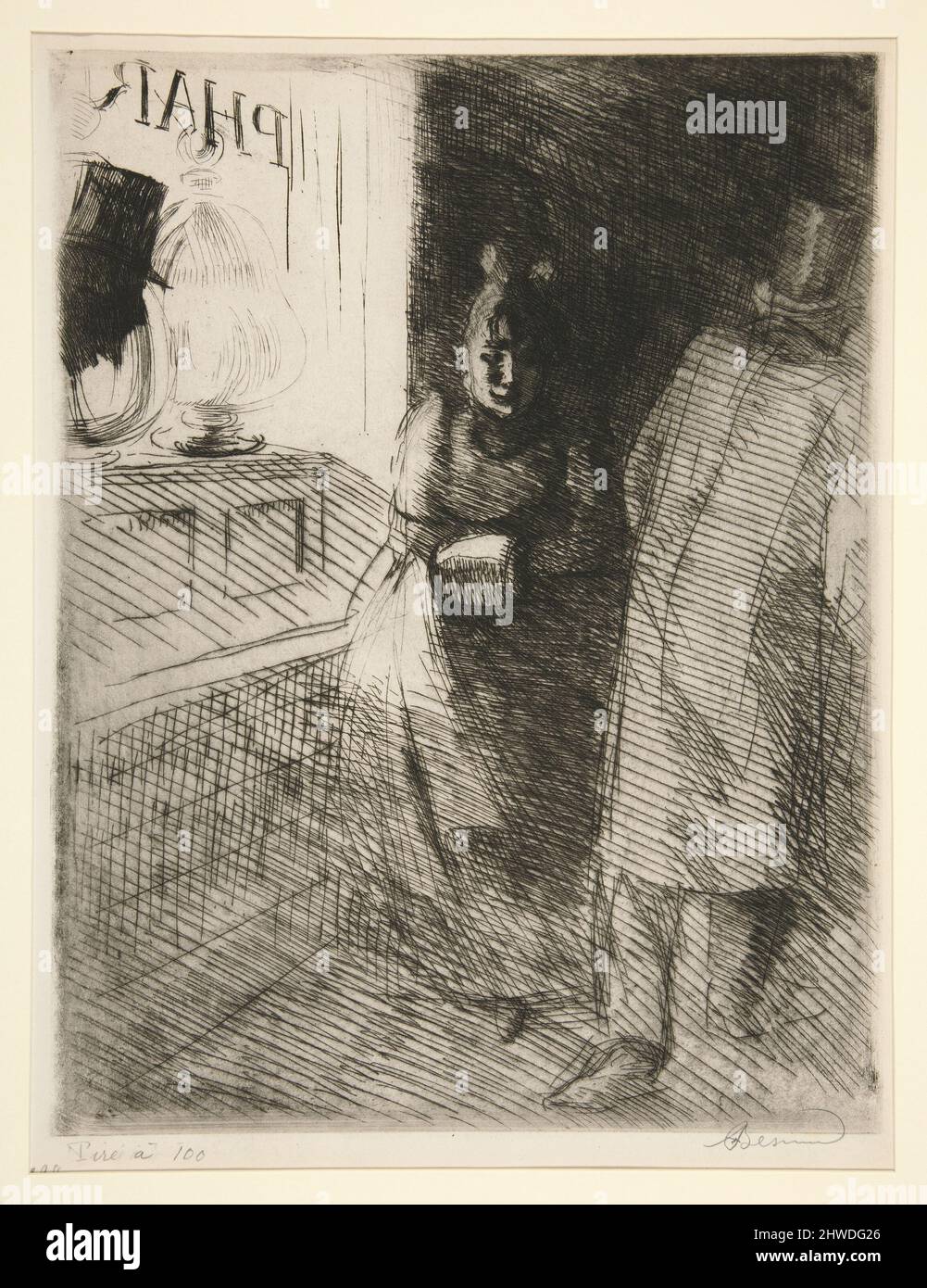 La Prostitution (Prostitution).  Artist: Albert Besnard, French, 1849–1934 Stock Photo