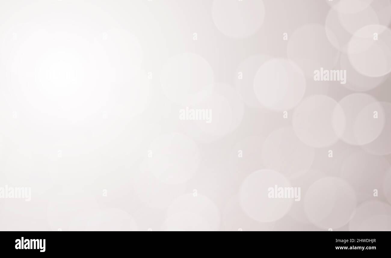 white bokeh lights with defocused abstract backgrounds. Stock Photo
