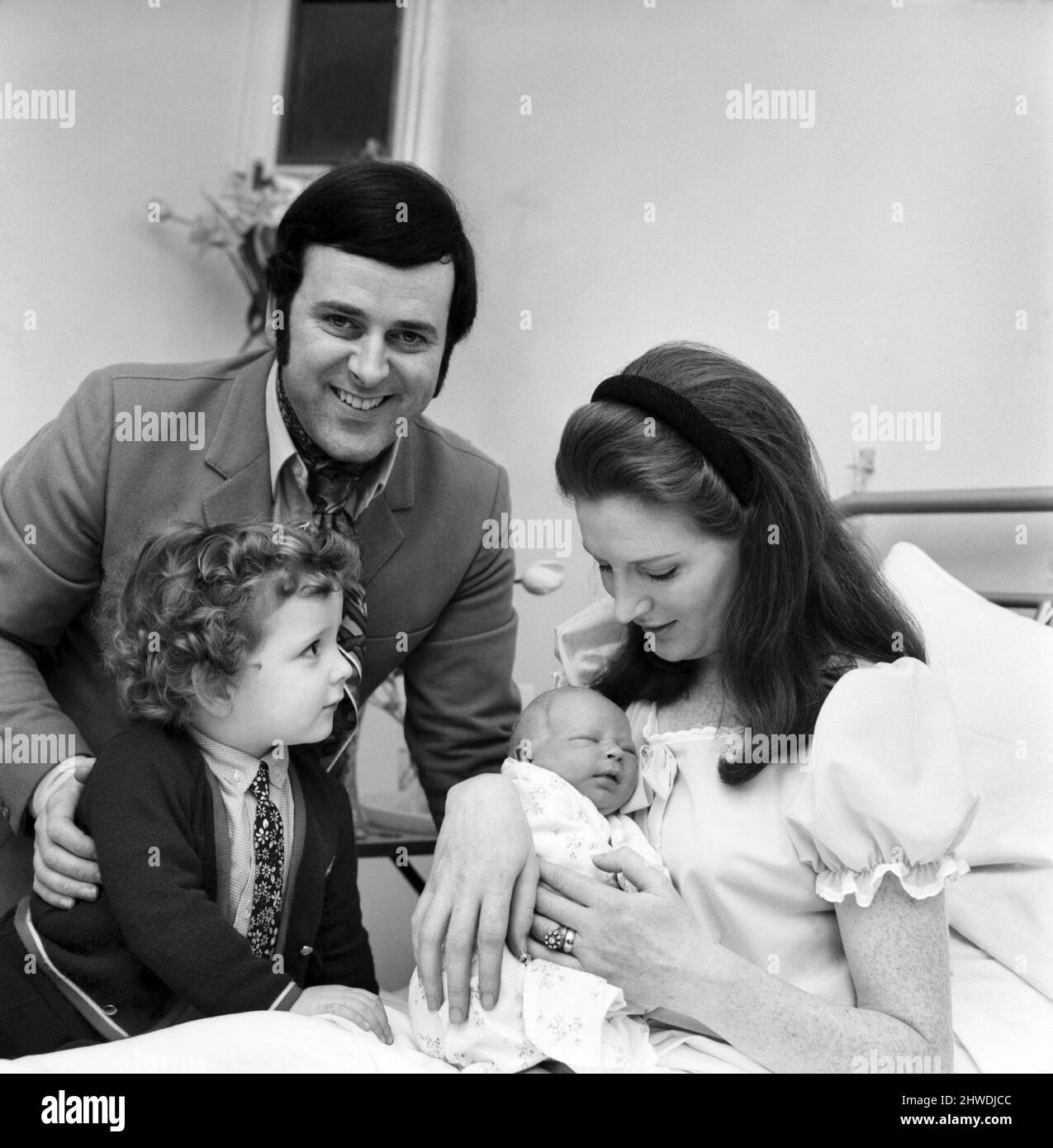 Early 1970s new baby Black and White Stock Photos & Images - Alamy